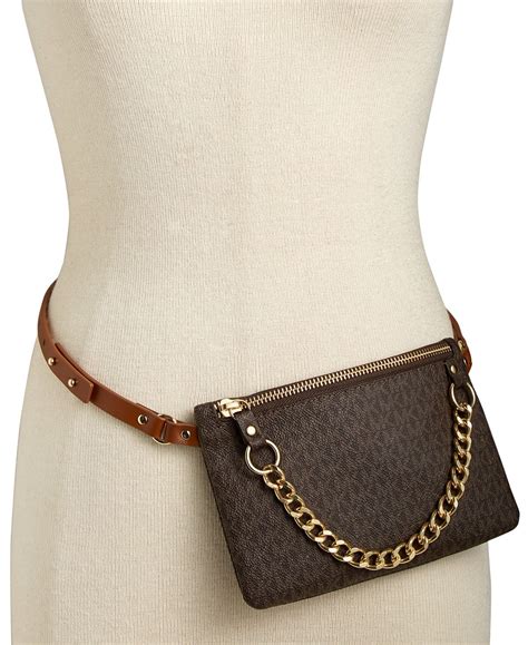 macys michael kors belt bag|michael kors small side bag.